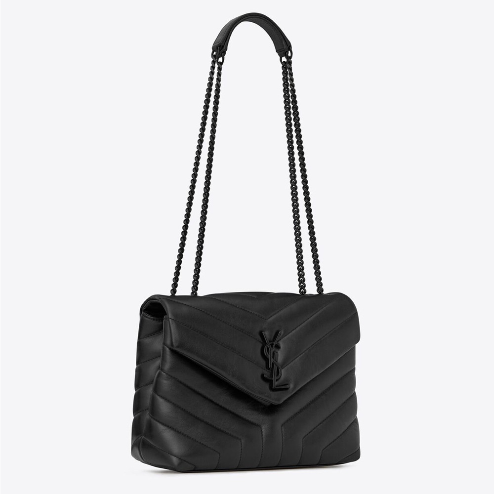SMALL LOULOU IN QUILTED LEATHER
